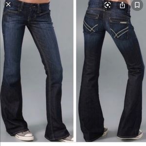 William rast savoy flare jeans size  28